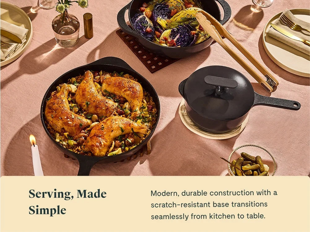 8 qt Enameled Cast Iron Oval Dutch Oven