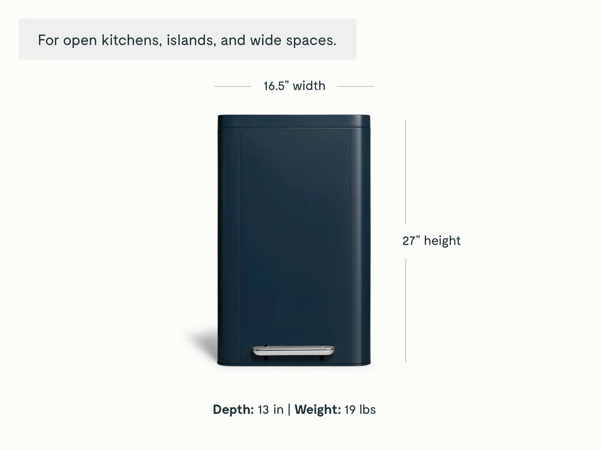 45L Rectangular Step Trash Can